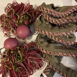 Matching Braid and Tassels for Decorative Pillow